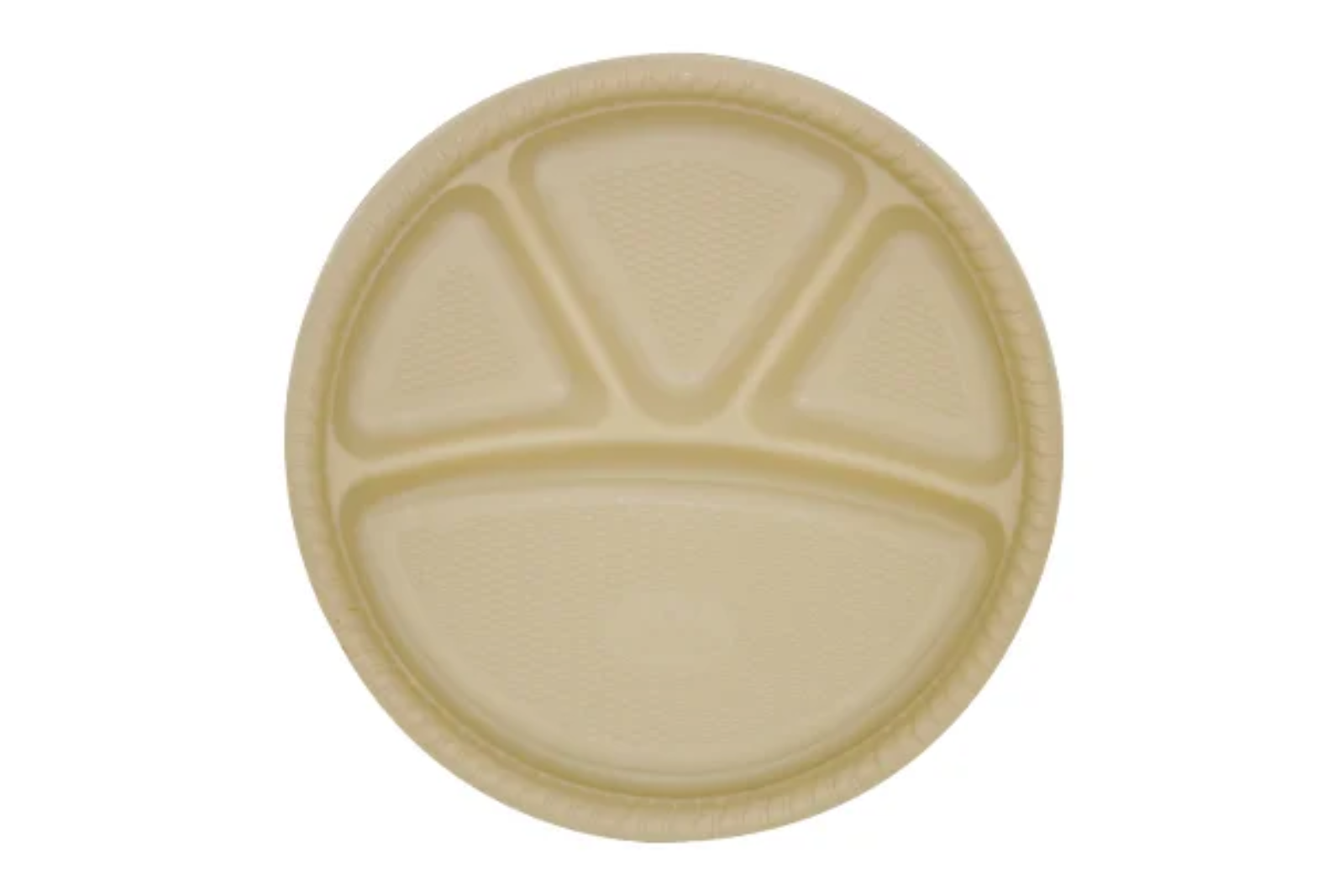 4 Compartment Round Plate 12 Inch.