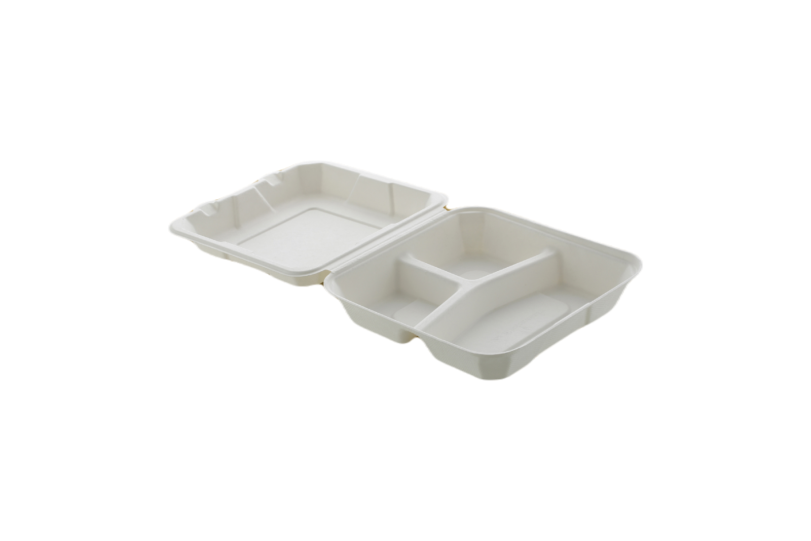 8 x 8 3-COMPARTMENT CLAMSHELL