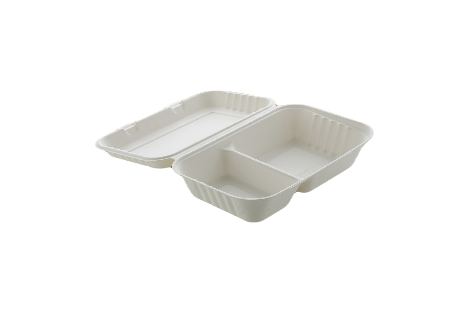 10 x 6 2-COMPARTMENT CLAMSHELL