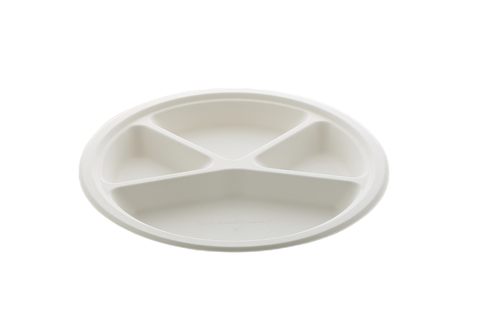 12'' 4-COMPARTMENT ROUND PLATE