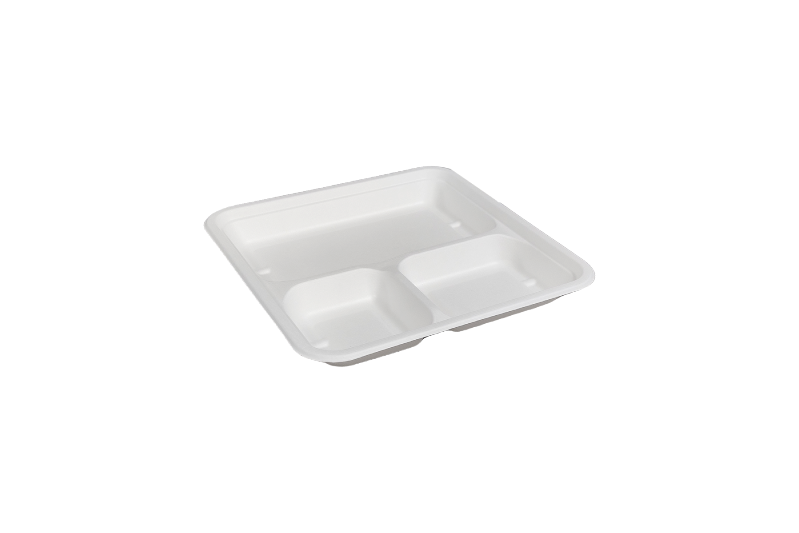 9'' 3-COMPARTMENT SQUARE PLATE