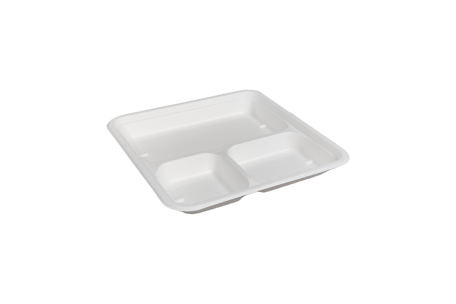 10'' 3-COMPARTMENT SQUARE PLATE